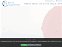 Tablet Screenshot of mb-finanz.de